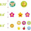 6340 Pcs Teacher Reward Encouragement Motivational Sticker Mega Pack In 14 Themes (Each Measures 1/2”-3/4” In Diameter)