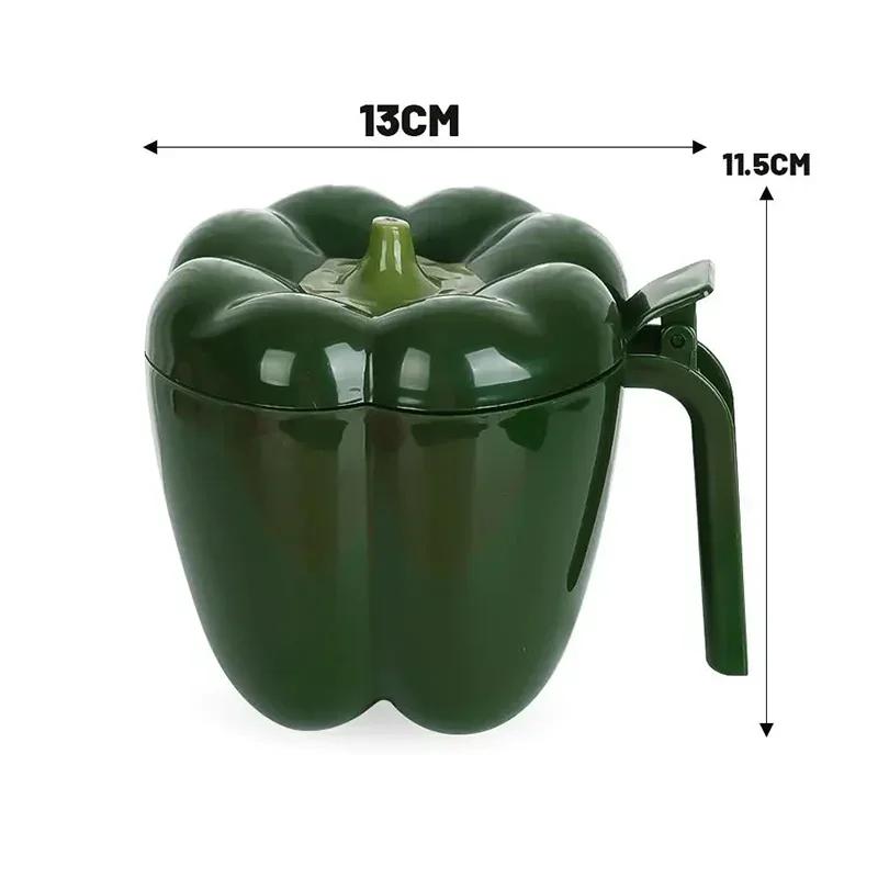4 In 1 Plastic Creative Seasoning Jar Container With Spoon Chili Shape Barbecue Condiment Spice Rack Home Kitchen Acceesories