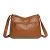 Mother Bag Middle-Aged Crossbody Bag Soft Leather Large Capacity Women's Shoulder Bag