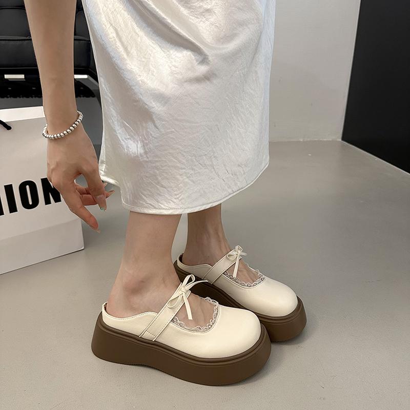 Fashion Hot Selling 2025 New Flats Platform Slippers Women Heeled Sandals Casual Shoes New Trend Comfort Mary Janes Shoes Flip Flops
