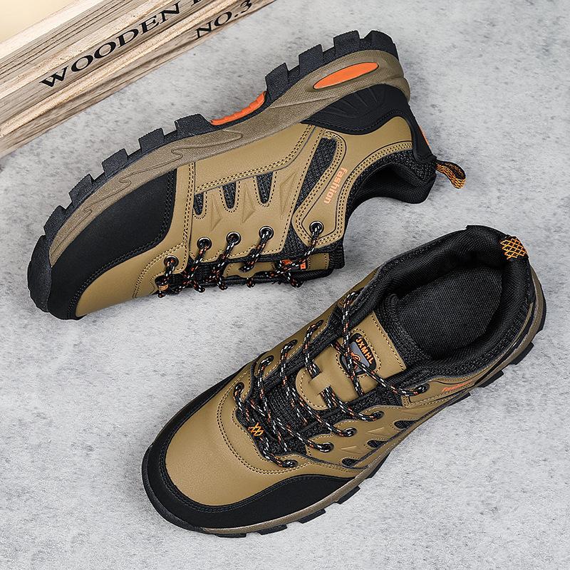 

2025 осень и зима новая уличная обувь для хайкинга повседневная модная обувь для хайкинга дышащая спортивная обувь парная обувь большой размер 47 коричневый