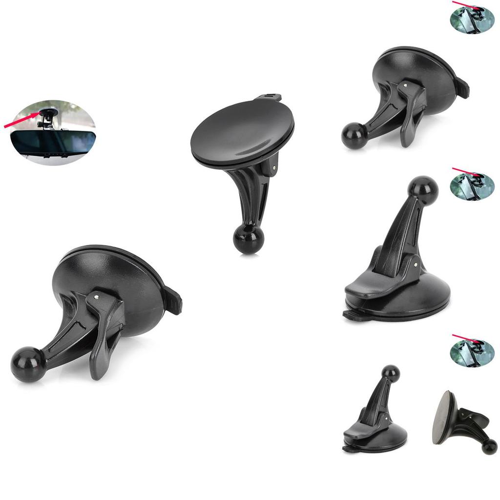 Schwarze Auto-Halterung Kunststoff-Halterung Für Navigationsgerät Saugnapf-Ständer 17mm Durchmesser Leicht Und Langlebig