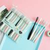 10pcs Toothbrush Set Adult Soft Travel   Cleaning Teeth Oral Care for Home and Travel Use Black White Pink Blue Gray