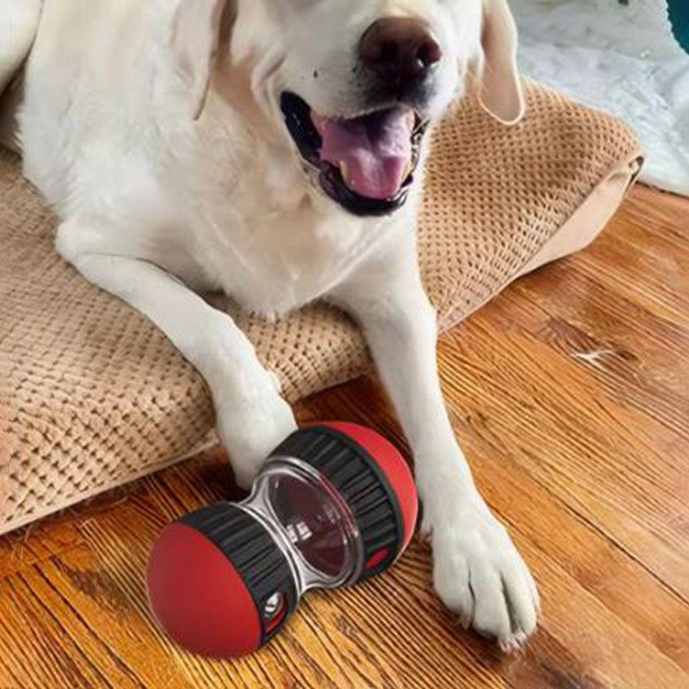 Interactive Dog Treat Leaking Toy Bite-resistant Pet Food Dispenser Dog Slow Feeder Ball  Home