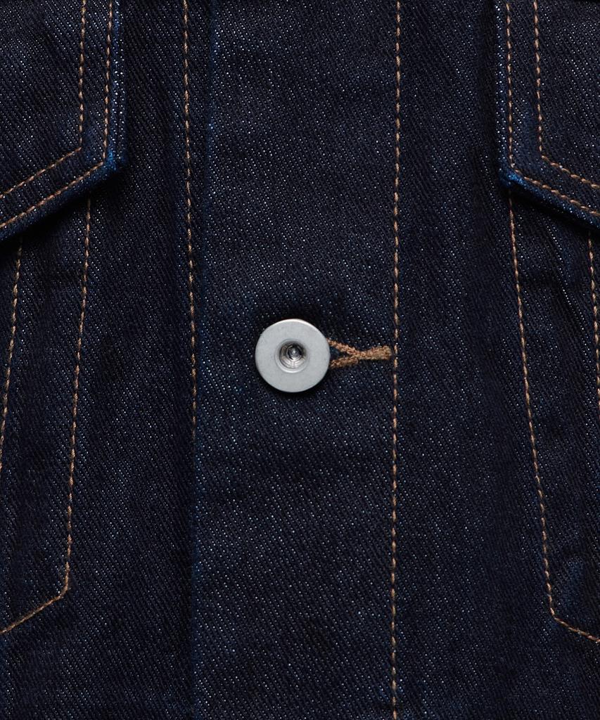 Musinsa Standard Oversized Denim Trucker Jacket [Deep Indigo]