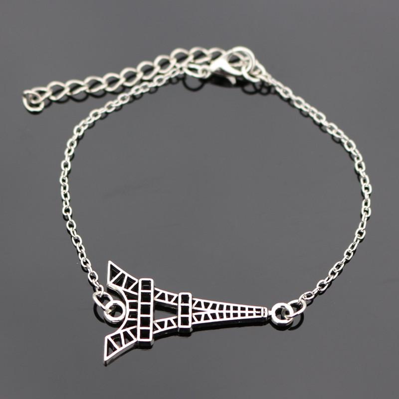 Charm Bracelets For Men Women Retro Jewelry Link Chain Bracelet Bangle Cross Heart Handcuff Love Peace Eye Valentine's Day Gift