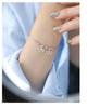 2025 Korean Niche Design S925 Sterling Silver Bow Bracelet for Women – Simple, Elegant Hand Jewelry