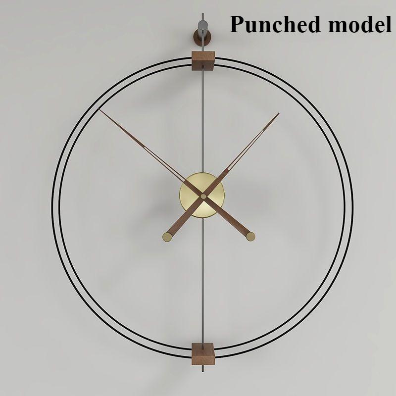 

Simple Wall Clock Modern Living Room Silent Wall Watch Nordic Restaurant Clocks Creative Home Interior Decoration Accessories 53CM золотистый