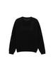 SALAD BAGUNI Flower Mesh Long Sleeve Sweater - Black