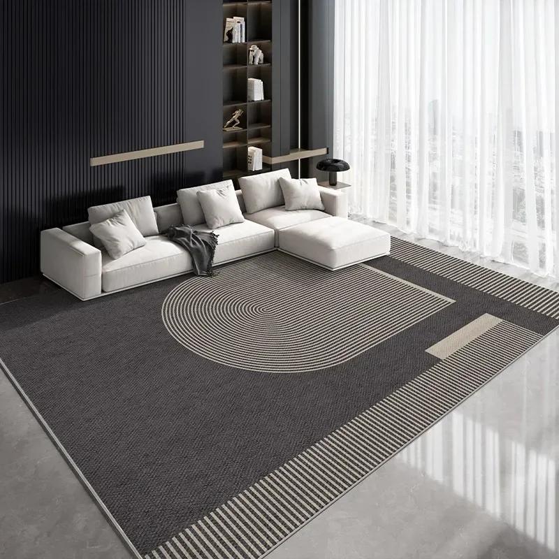 

Artistic Living Room Decorative Carpets French Striped Geometric Rugs Luxurious Bedroom Rug Easy Clean Carpet Tapis 80cm x 160cm