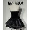 S-L Gothic Lace Dark Gothic Hell Widow Plays Cos Costume Halloween Dress Costume