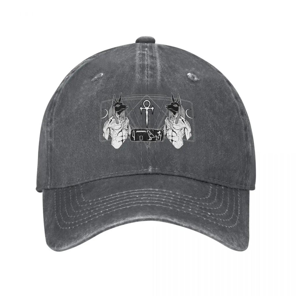 ANUBIS God of Afterlife and Mummification Baseball Cap Luxury Caps Golf Hat Genuine Western Hat Beach Hat Unisexs Luxury Womens