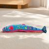 Large Cat Kicking Pillow Interactive Fish Kicker Toy, Natural Catnip And Crinkle Paper Sound Toys Filled Durable Plush Toy for Cats Anxiety