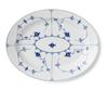 [Officially Imported] Blue Fluted Plain Oval Dish, 30cm, Wedding Gift, Product Number 1024748