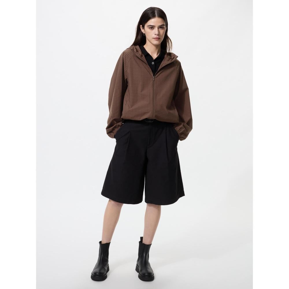 Uniqlo Japan Pockable UV-Schutz Hoodie Nanodesign Karomuster