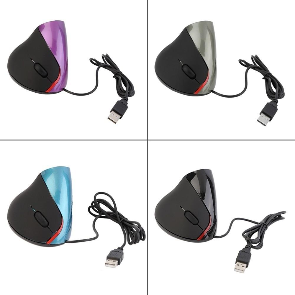 Vertical Shape Vertical Mouse Wrist Rest Computer Mice USB Wired Mouse  Desktop Computer