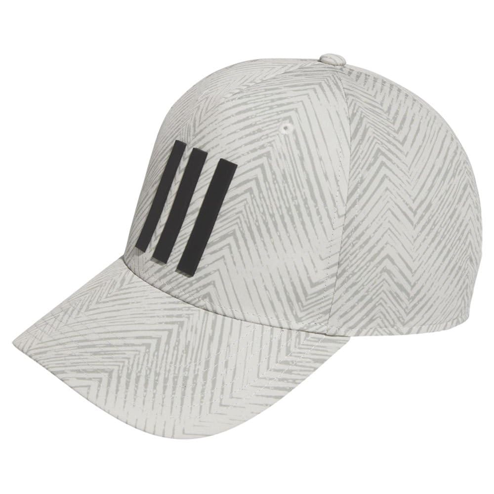 Adidas Golf Tour Three Stripes Graphic Silver Pebble Cap, Men's,