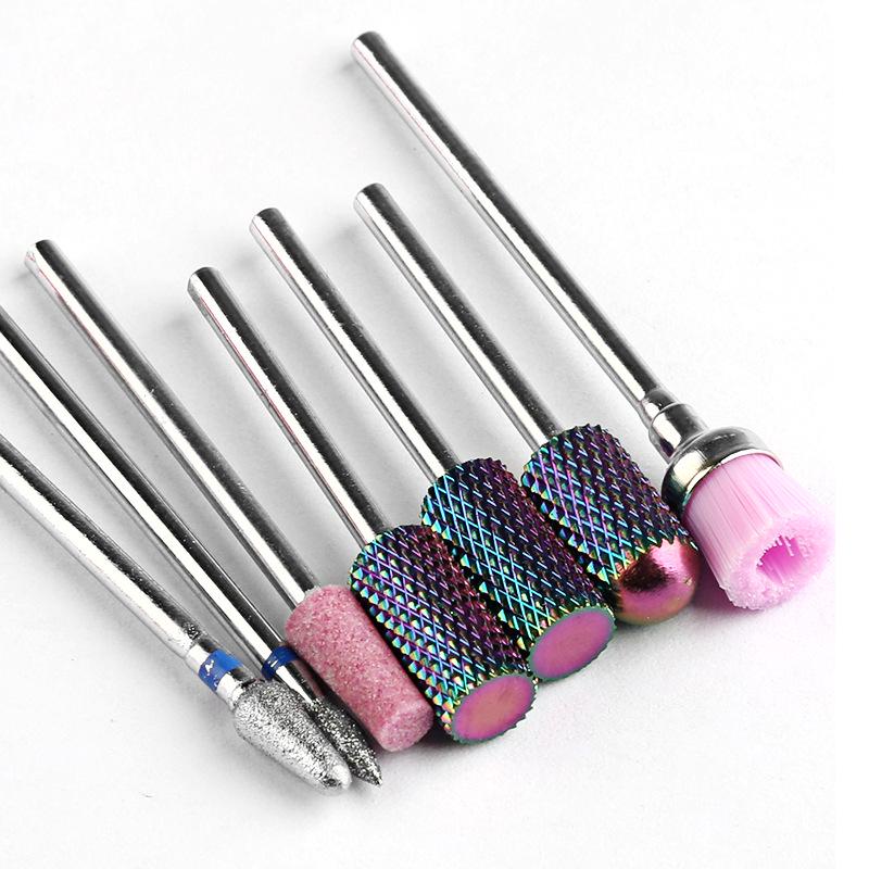 7-teiliges Keramik-Nagelbohrer-Set: Elektrische Feile Ersatz für Maniküre, Schleifen, Nagel- & Nagelhautentfernung