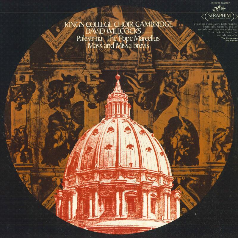 

LP Пластинка ПАЛЕСТРИНА ДЭВИД УИЛКОКС КИНГС Месса Папы Марцелла Missa Brevis S60187 SERAPHIM 1972 США Классика Б/У