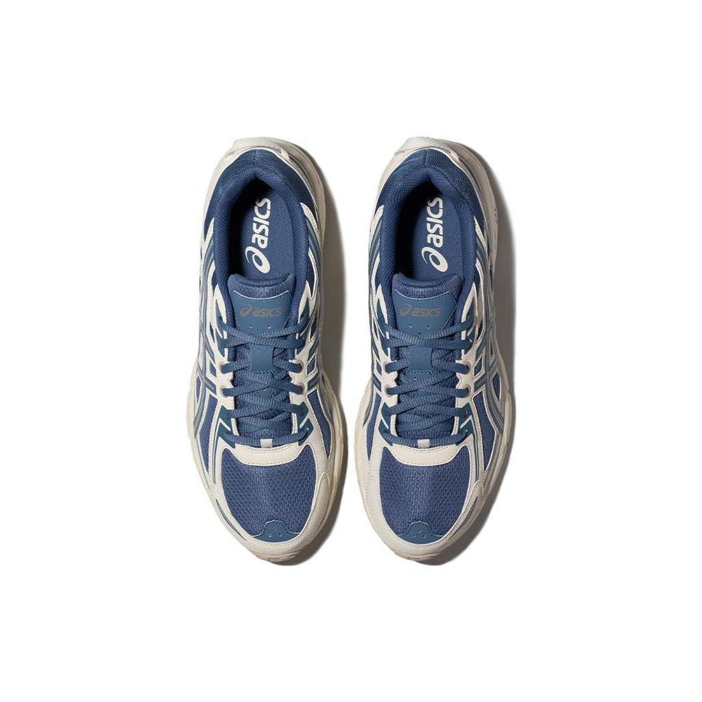 Asics Gel-Venture 6 Comfortable Fabric Synthetic Leather Low-Top Casual Running Shoes Men Sneakers Blue White 1011B550-400