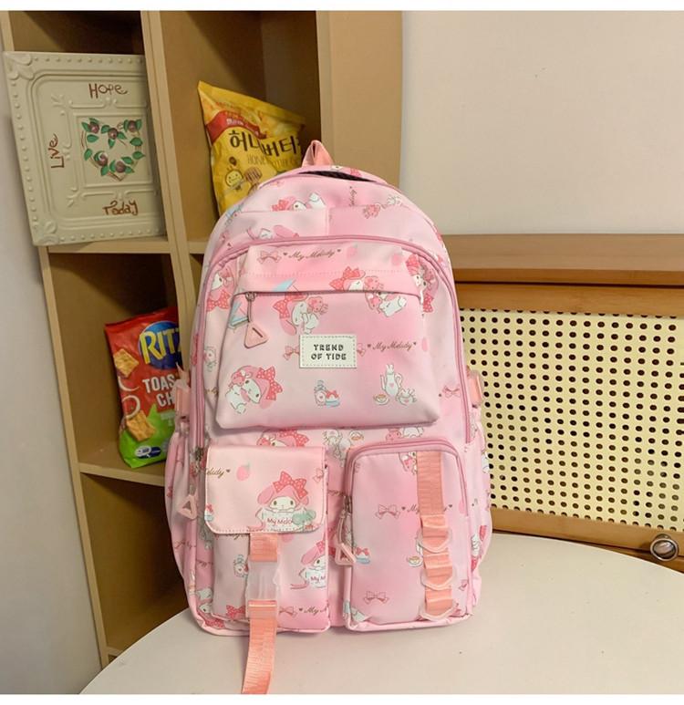 Versatile Durable Large Capacity Backpack For Students In Trendy Colors For School Use
