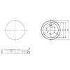 Plate Takara Standard Kitchen Parts Stainless Steel Drain Plate [10135093 Drain W]