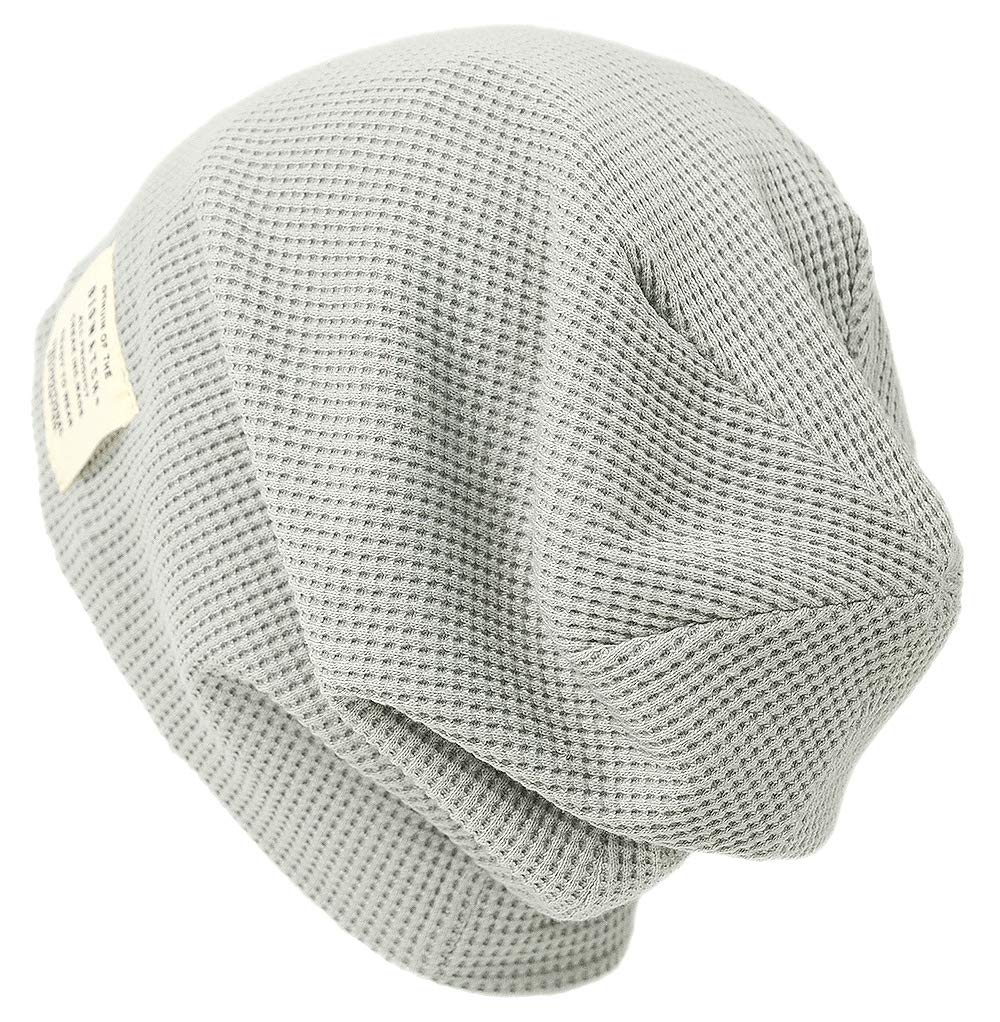 Big Watch Thermal Knit Light Plus Size P-10 Men's Cap, Gray/Mix Gray,