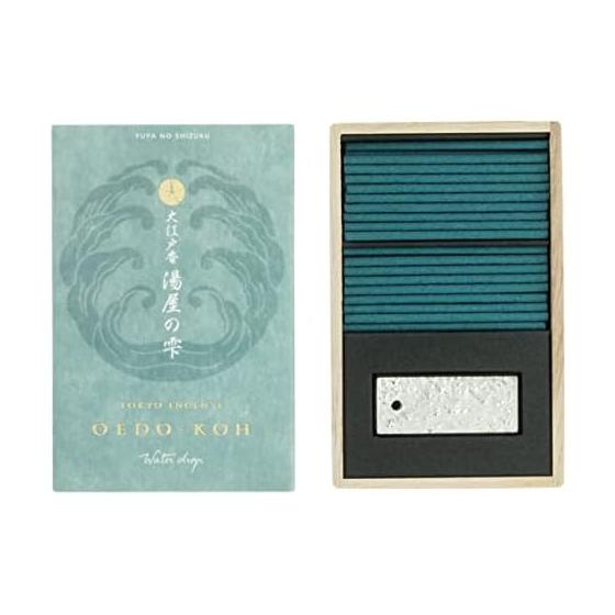 Oedoka Yuya no Shizuku 60 sticks with incense holder