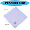 12packs Durability Washable Handkerchiefs Craftsmanship Collectible Hankies for Gifting and Personality Use