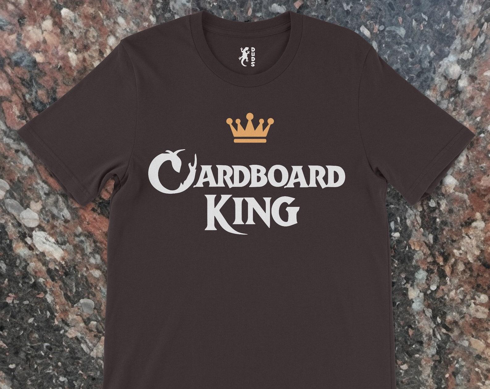 Cardboard King Gamer Shirt, Gamer Gift, Nerdy Shirts, Shirts For Gamers, Boardgame Shirts, Funny Gaming Shirt S