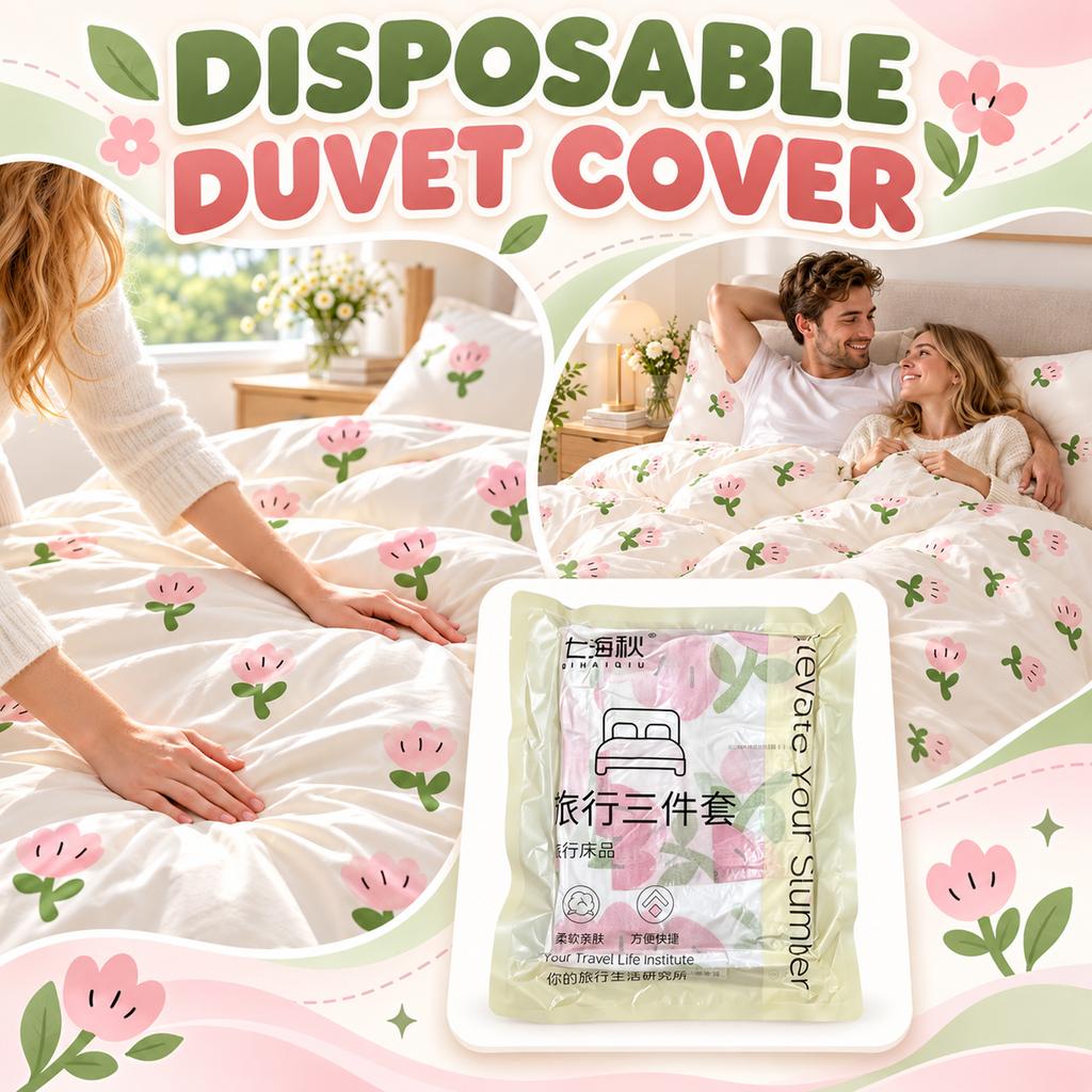 Disposable Duvet Cover for Travel and Guest Use
