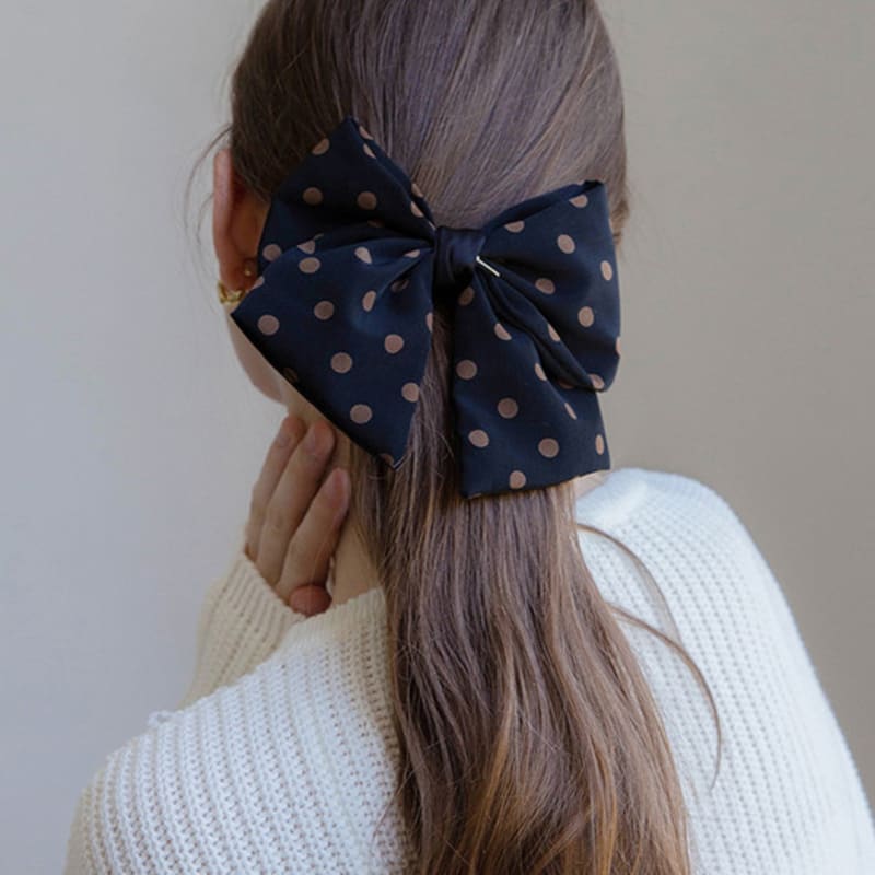 Jean Paul Clarisse Dot Ribbon Hairpin JP-22-155AB
