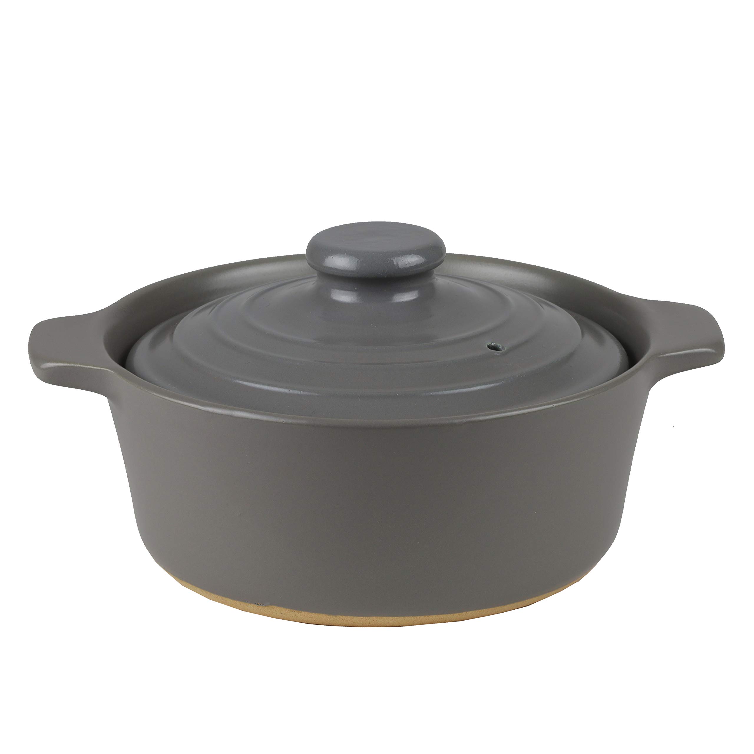 

Pearl Metal Earthen Pot 18cm Gray Western Style Gracia L-1917
