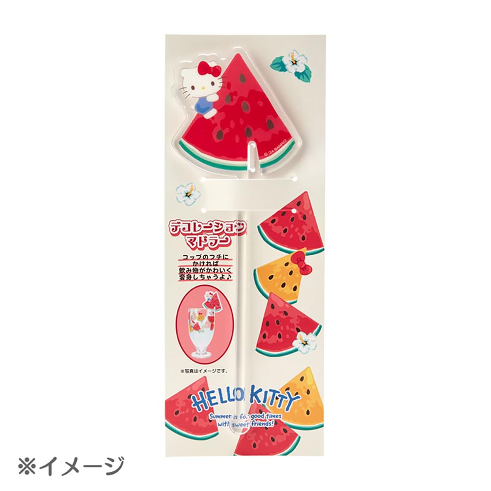 Sanrio Dekoracja Muddler Kolorowy Owoc My Melody My Melody My Melody x x cm Postać 116106 (SANRIOO) 17.5 6.3 0.5