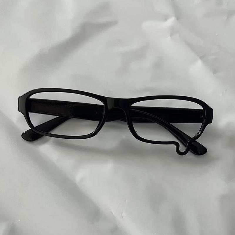 Anime Y2K Teardrop Cosplay Glasses Unisex Without Lenses Eyeglass Jewelry Costume Props Spectacles Eyewear Accessories Gifts