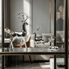 Light Luxury Couple Deer Figurine Home Living Room Wine Cabinet Decoration Housewarming Gift Resin Craft Light Luxury Style