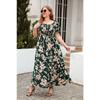 Summer Women Plus Size Print Dress Casual Vacation Dress Bohemian Elegant Long Midi Dresses