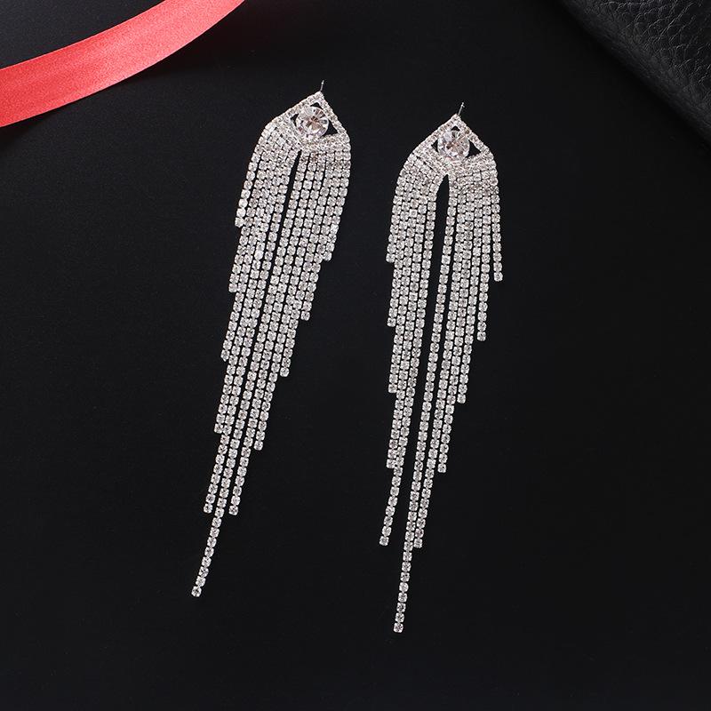 New Arrivallong Earringselegant Tassel Claw Chain Earrings Female Bridal Earrings Earrings