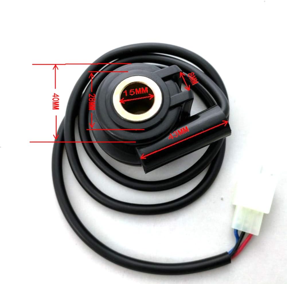 3 Pin Motorcycle Speed Sensor 12V Digital Motor Speed Meter Cable Mileage Assembly Replacement