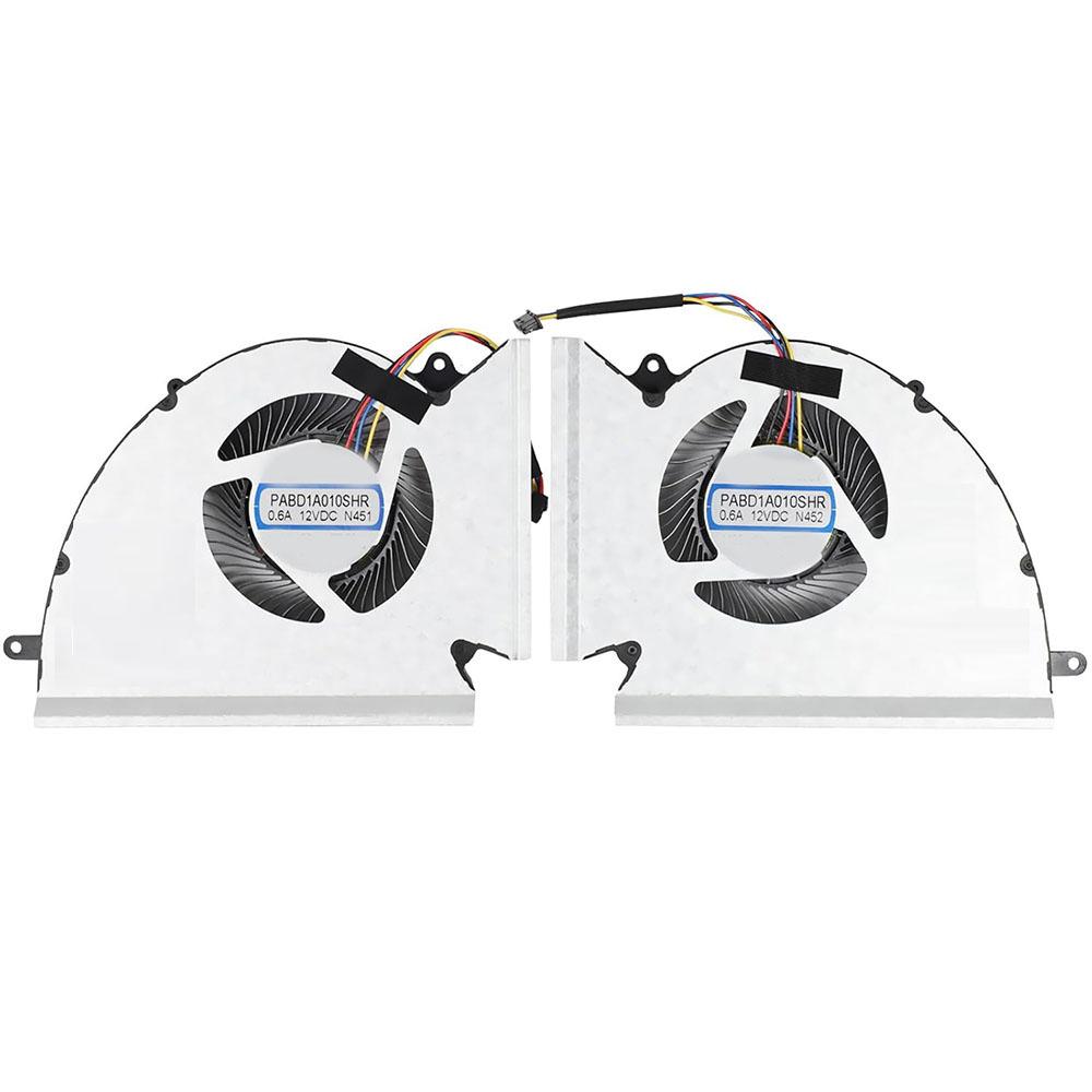 

CPU Cooling Fan + GPU Fan For MSI GP76 GE76 MS-17K2 MS-17K3 PABD1A010SHR N452