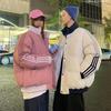 Autumn and Winter New Couple Stand-up Collar Men's and Women's Winter Coats Are Warm and Popular. Three Hooded Thickened Cotton Clothes Are Trendy.