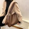 High-Quality Large-Capacity Composite Bag Women's  New Texture Retro Wide Strap Shoulder Bags Messenger Bags