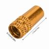 10Pcs Presta Valve Bike Valve Cap Aluminum Alloy Anodized Bike Tire Valve Cap Dust Proof Bicycle Valve Protective Cap