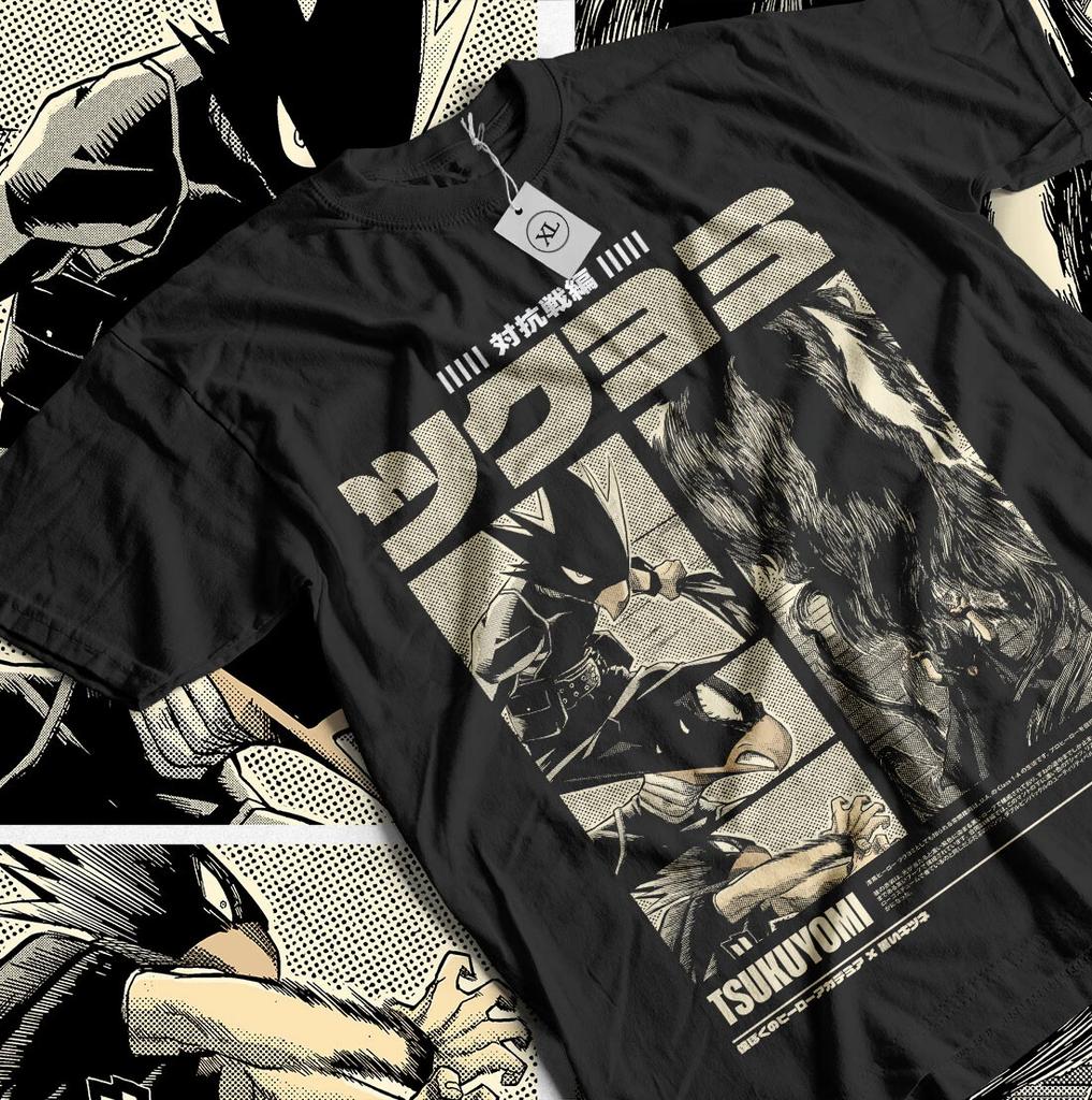 Fumikage Tokoyami T-shirt Manga Strip My Hero Academia Anime Gift Shirt All Size