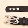 All Matching Waist Belt Star Studded Skinny Waistband Fashion Dress Belt Elegant Adult Pants Belt Simple Waist Decors