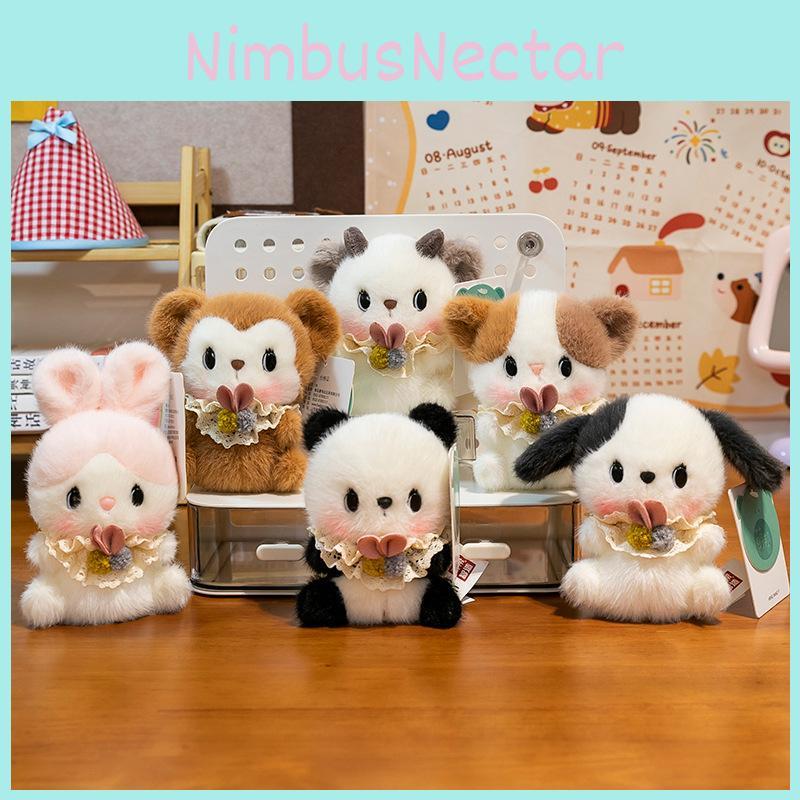 Keychain Plush Animal With Soft For Bag Decor Gift For Cute Kids Decoration