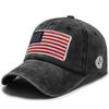 USA Flag Embroidery Baseball Cap Washed Distressed Sports Hat Adjustable Sunscreen Dad Hats For Women Men