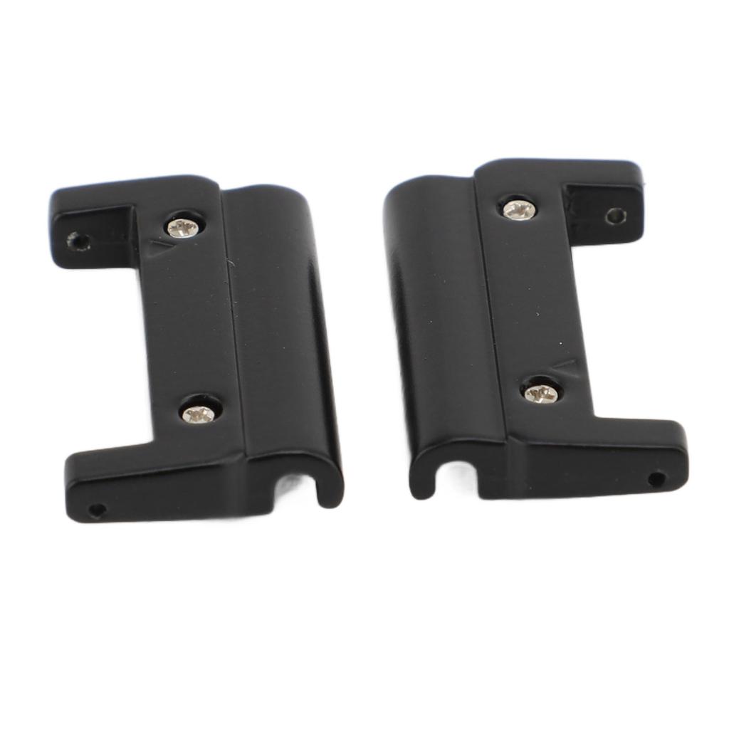 1 Pair Metal Watch Band Adapter for Quick Fit Watch Replaceable Connector for Replacement Black 26 22mm