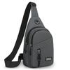 Waterproof Nylon Chest  Bag - Men's Crossbody Sling Backpack, Compact Shoulder Messenger Bag, Travel & Outdoor Hiking Pack
