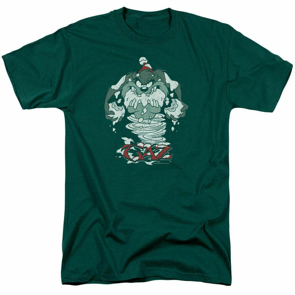 26 Looney Tunes Abominable Tazman T Shirt Mens Licensed Cartoon Merch Hunter Green Unisex T-Shirt